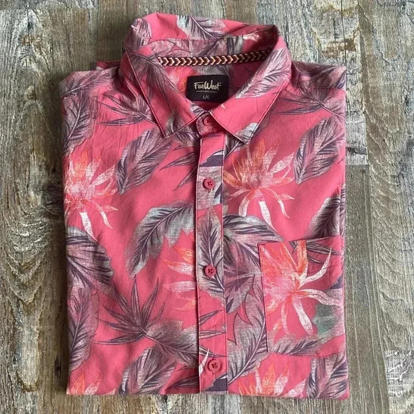 Farwest | Short Sleeve Button Down - Picture 1 of 6